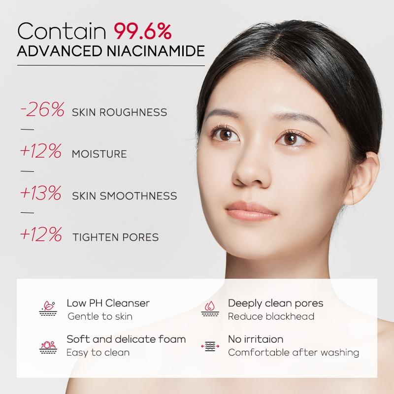 Laikou PRO Niacinamida Conjunto Facial 10 Pcs Clareador Antienvelhecimento Reduz Manchas Linhas Finas