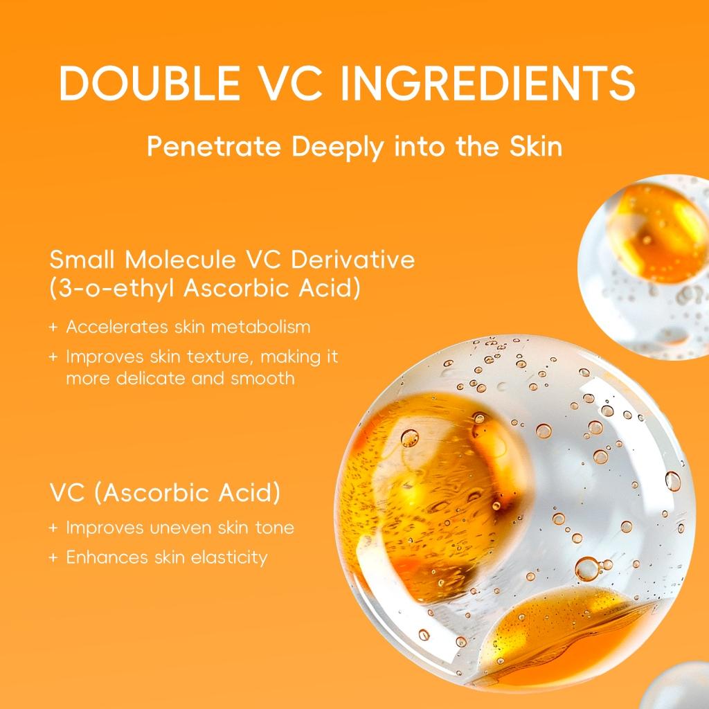 Laikou Vitamina C Máscara De Argila Iluminadora Limpeza Profunda Poros Aumenta Brilho Hidratante 5g