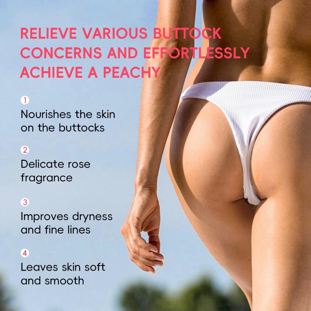 Quiyum Creme Para Bumbum Rosa Mosqueta 30g - Hidratante Corporal Feminino Com Rosehip E Cafeína - Pele Macia