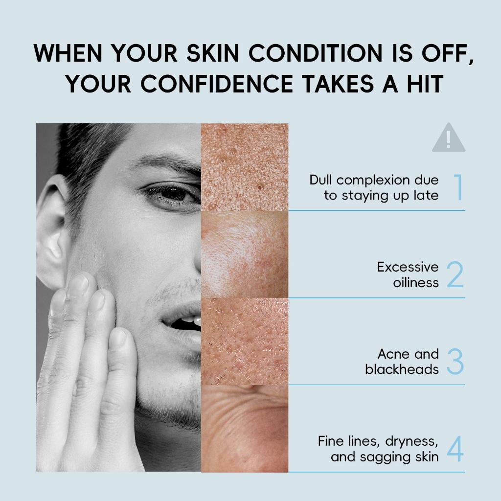 Laikou Men Fazail Creme Ácido Hialurônico Hidratação Profunda Hidratante Textura Suave Da Pele 50g
