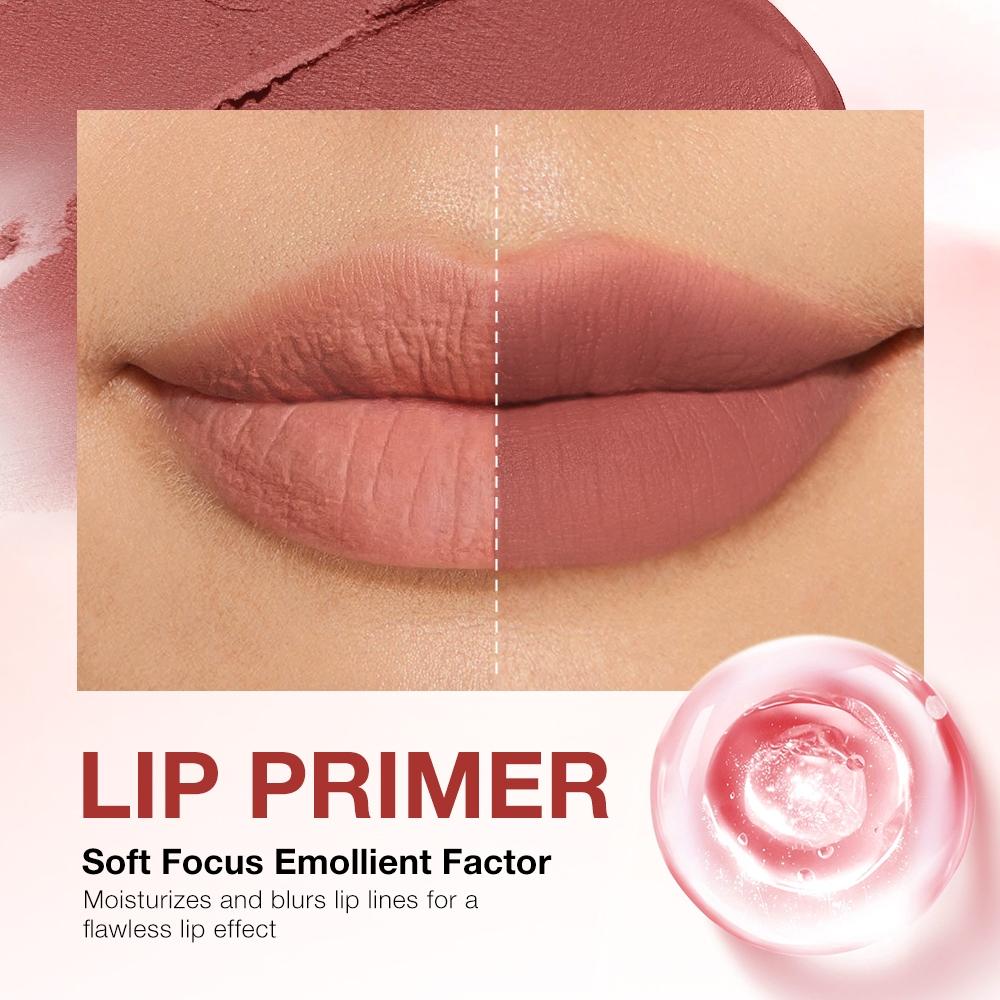 O.two.o Lip Primer Smooth Velete Matte Maquiagem De Batom Líquido À Prova D Água De Longa Duração
