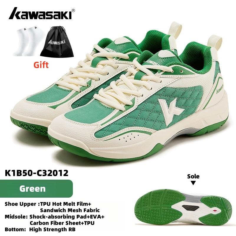 Sapatos De Badminton Kawasaki Pickleball A3308 E C2014 C32012 Treinamento Profissional Feminino Masculino Antiderrapante