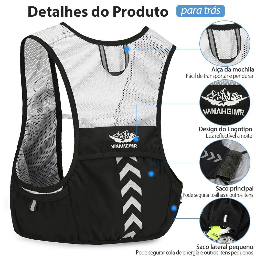 Homens Mulheres Sacos De Bicicleta Trilha Maratona Jogging Caminhadas Ciclismo 5L Correndo Hidratação Colete Mochila Opc