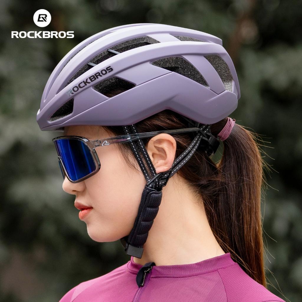 Capacete De Ciclismo Rockbros De Estrada Montanha Quebra-vento Segurança Pneumático Integrado E Mulheres