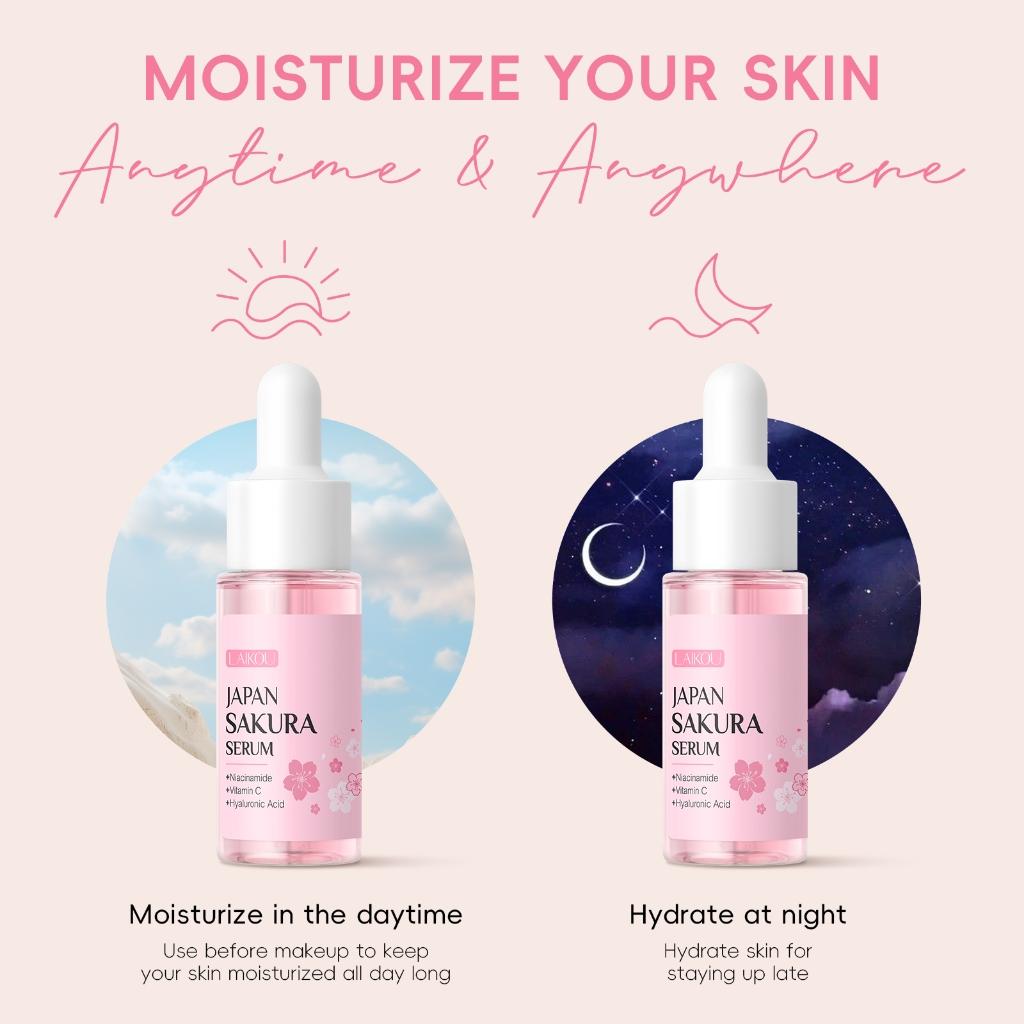 Kit Skincare Sakura Laikou 11 Peças Kit Beleza Completo Para Pele Hidratada E Iluminada Kit Presente Feminino
