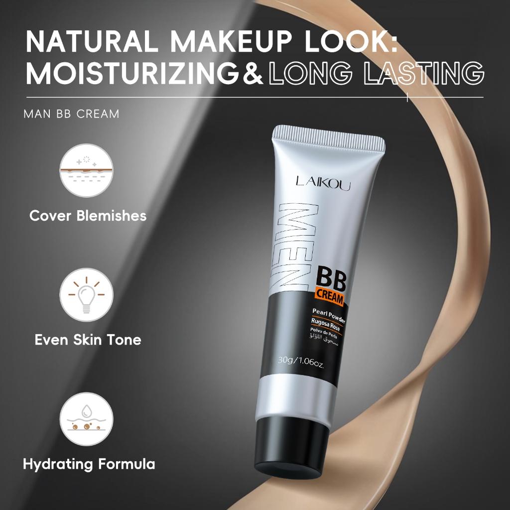 Laikou Homens Bb Cream Cobertura Total Spf15 Pa + De Manchas Dullness 30g