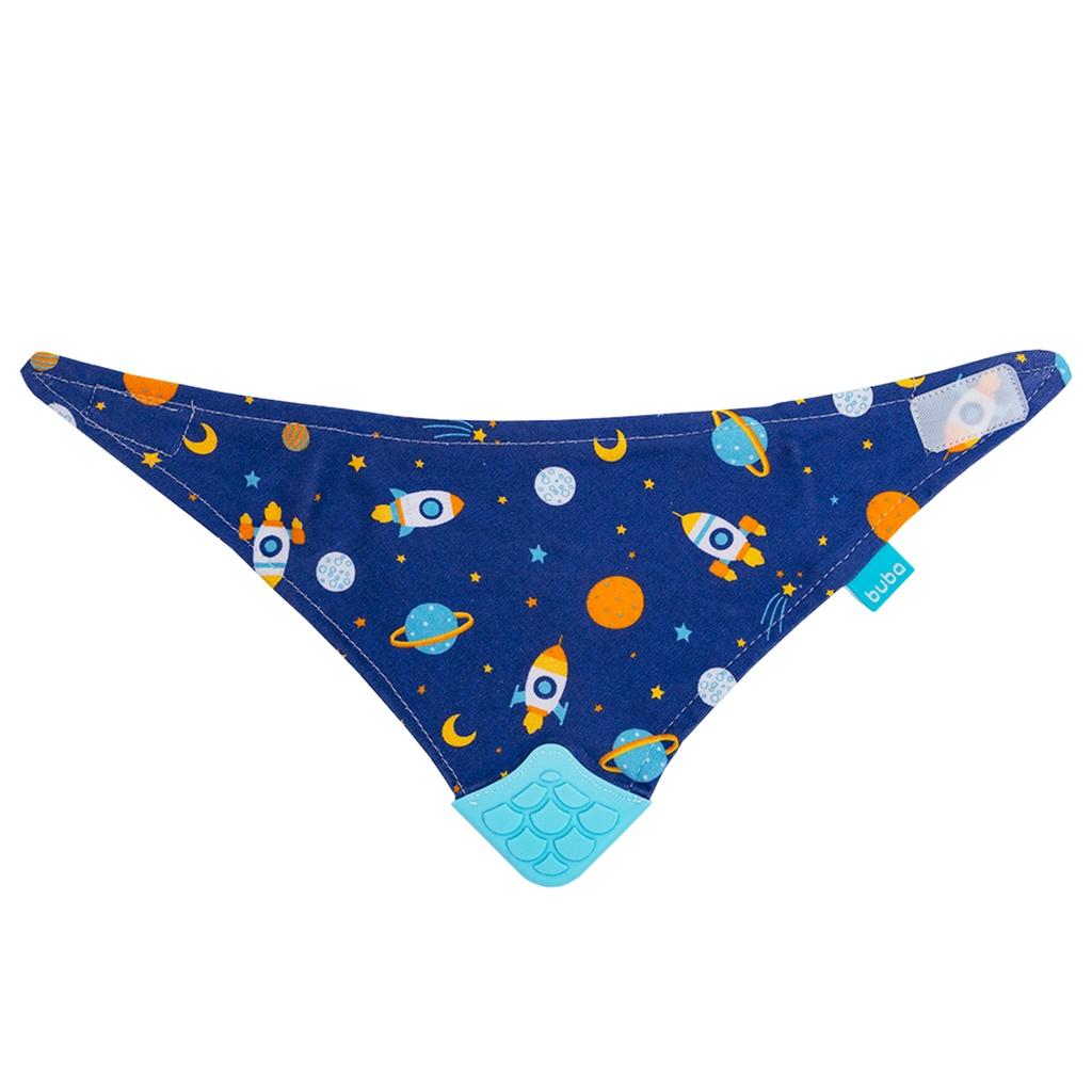 Bandana Babador Com Mordedor Algodão Espaço 15286 - Buba