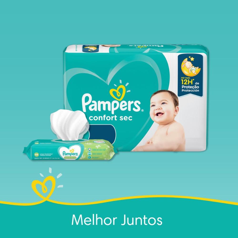 Kit Fralda Pampers Confort Sec Super Tamanho G Com 120 Unidades