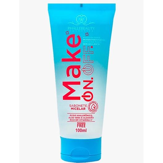 Sabonete Facial Óleo De Rosa Mosqueta Phállebeauty + Sabonete Micelar Make On/off Phállebeauty Ph020