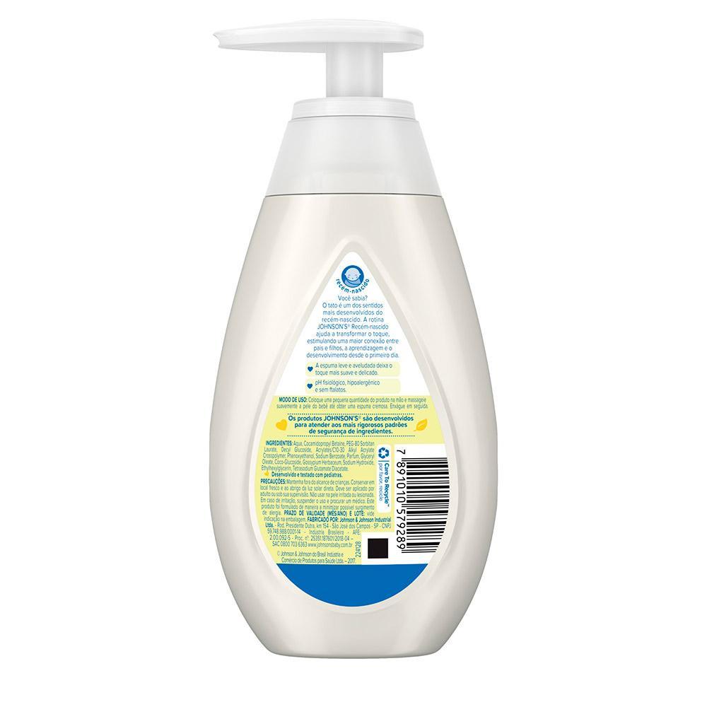 Kit Com 3 Sabonetes Líquido Johnson Recém Nascido 200ml