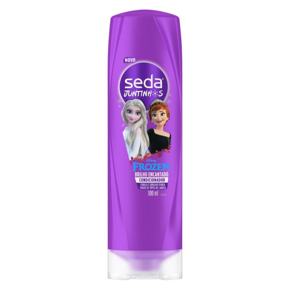 Condicionador Seda Infantil Frozen Juntinhos Brilho Encantado Com 300ml