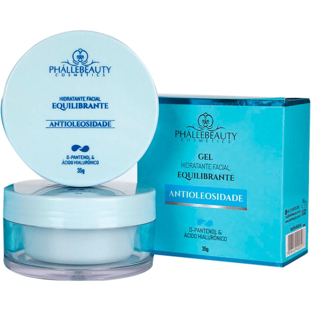 Kit 5 Cremes Antioleosidade De Hidratação Facial Phallebeauty