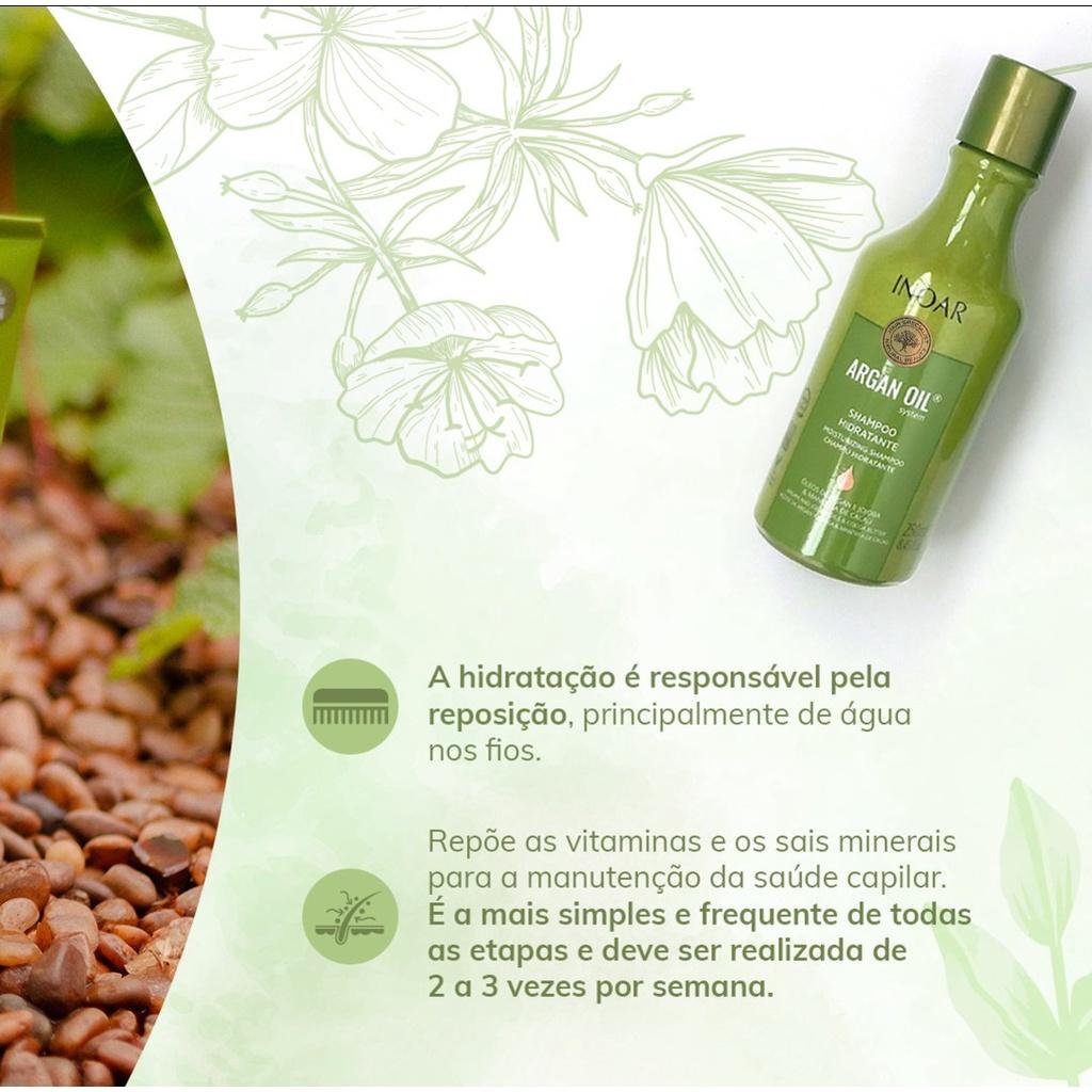 Inoar Argan Oil System - Shampoo 1L