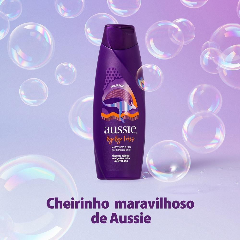 Shampoo Aussie Bye Frizz Maciez E Brilho 180ml