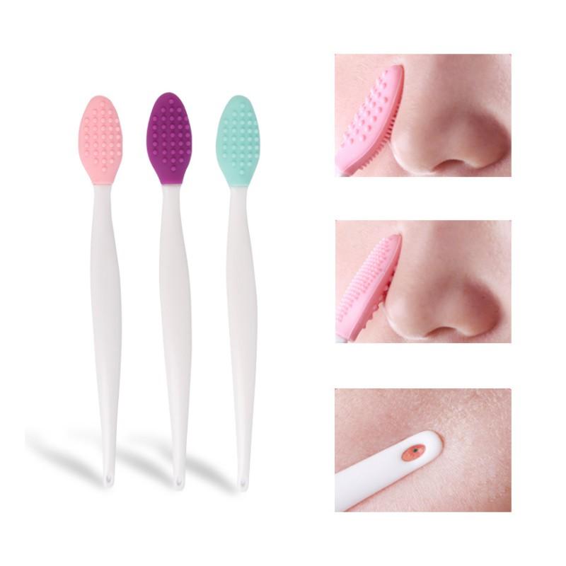 Escova De Silicone Flexível Multifuncional Para Lavagem E Nariz/Remoção De Cravos