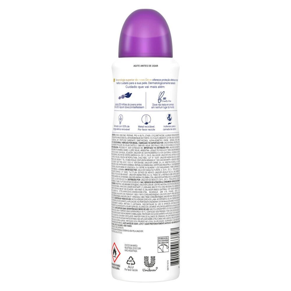 Kit 2 Desodorantes Dove Nutritive Secrets Antitranspirante Aerossol Lavanda E Flores Brancas 150 Ml