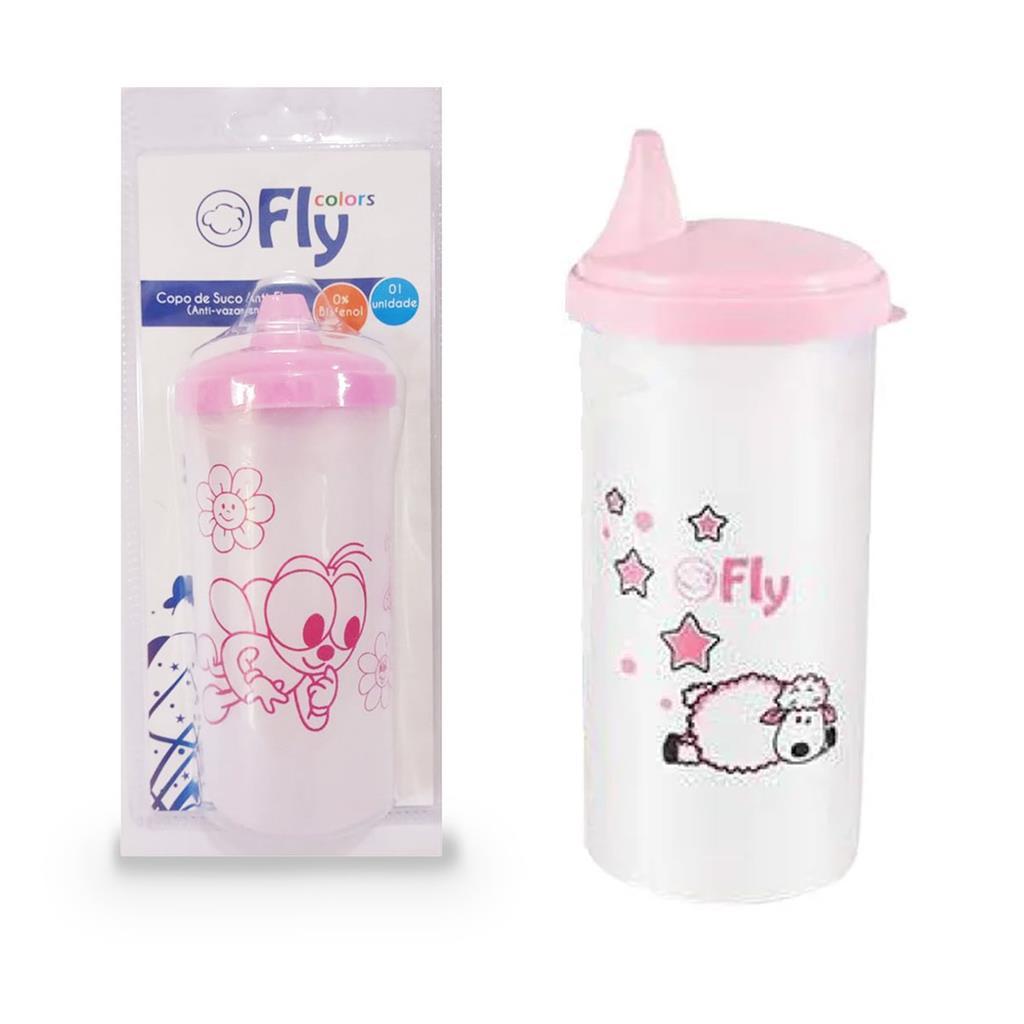 Copo Infantil Copinho Antivazamento Bebe Treinamento 240ml