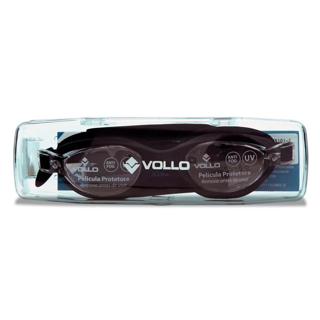 Óculos De Natação Adulto Wide Vision Vollo Preto