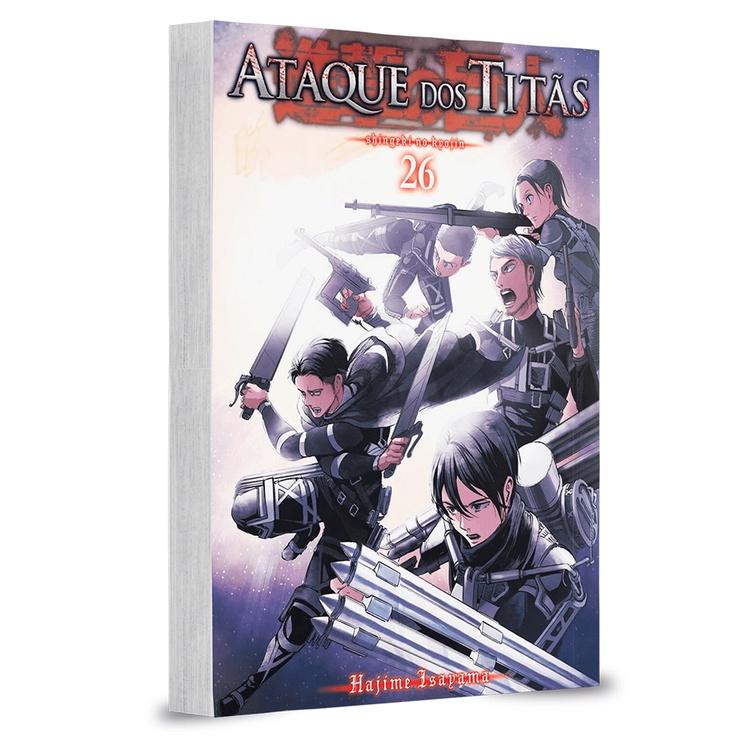 Mangá - Ataque Dos Titãs - 26 - Série Original