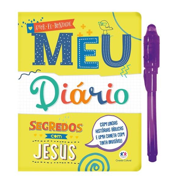 Meu Diário Segredos Com Jesus C/Caneta De Tinta Invísvel