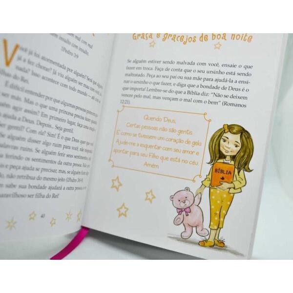 Bíblia Devocional Da Princesinha Capa Dura