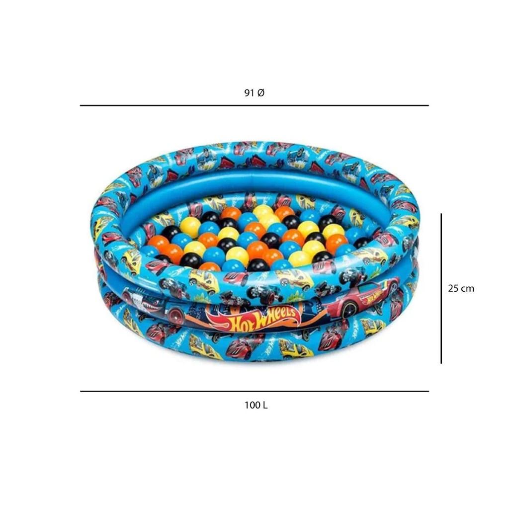 Hot Wheels Piscina De Bolinhas Com 25 Bolinhas F00004 - Fun