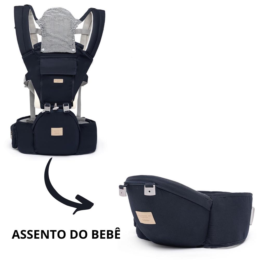 Bolsa Canguru Ergonômico Bebê Mamãe Conforto Original