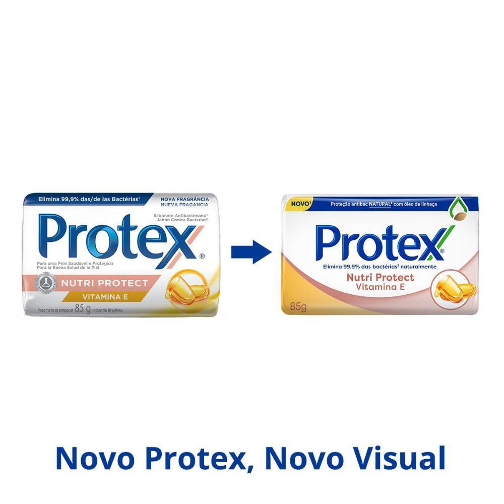 Sabonete Antibacteriano Em Barra Protex Nutri Protect Vitamina E 85g