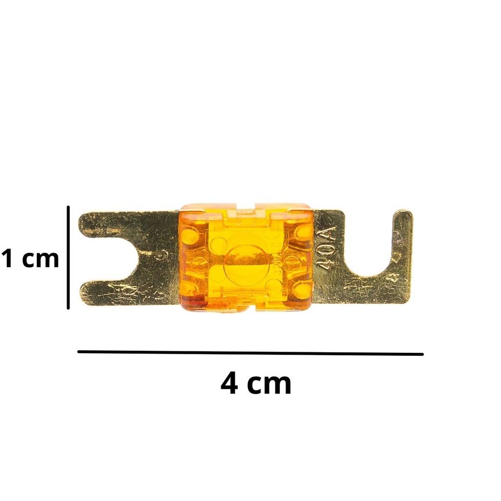 Kit 10 Unidades Fusíveis Lâmina Faca Midi Banhado A Ouro Modelo Anl Faquinha Mini Reforçada Misto Sortido Distribuidor
