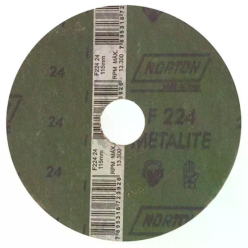 Disco De Lixa 4.1/2 X 7/8 Pol Grana 24 Norton