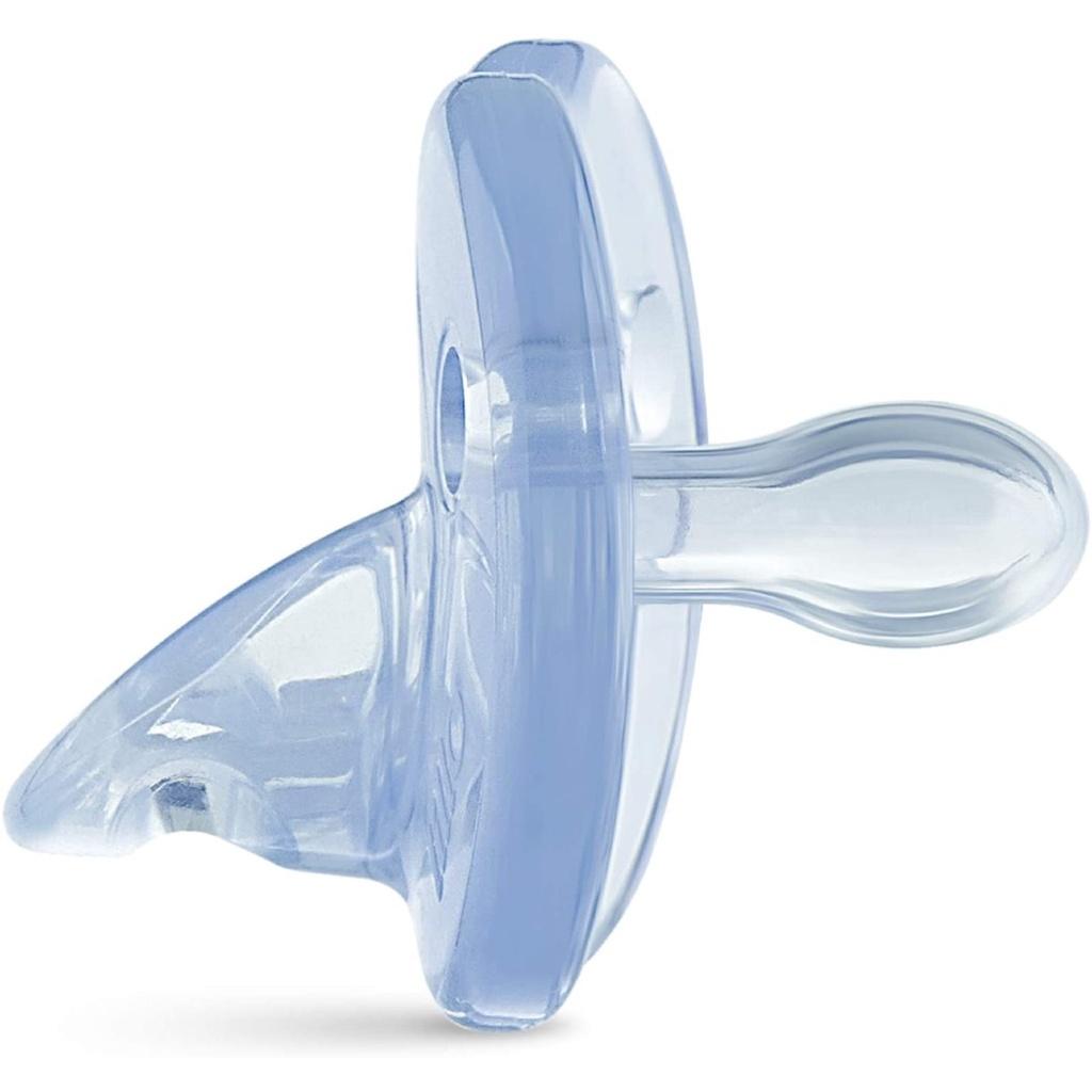 Chupeta Soft Calming Silicone Simétrico Tam.1 Azul - Lillo