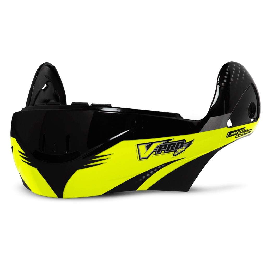 Queixeira Do Capacete Completa PRO Tork V-pro Jet 2 Carbon Acessórios Peças De Reposição