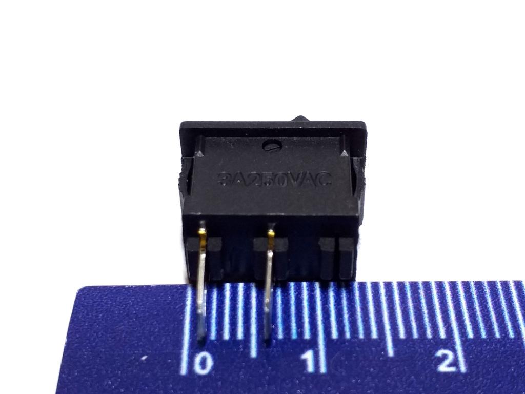 10x Chaves Tic Tac Interruptor Quadrada Mini Preta Kcd11 Liga E Desliga 12V 110V 220V