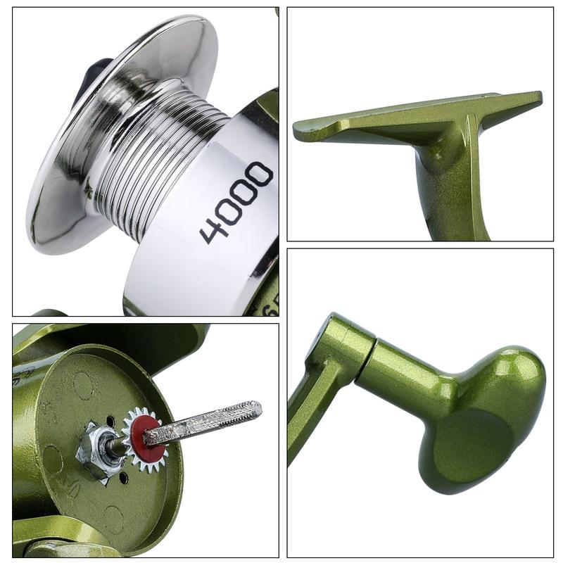 Molinete De Pesca Sougayilang 6 Ball Bearings 5.2 1 Gear Ratio 1000-4000 Series MAX Drag 4-6kg