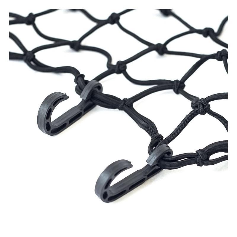 Rede Elastica Aranha P/Moto Capacete 35cm X 35cm Bagageiro Baú