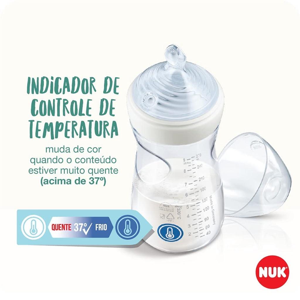 Mamadeira Essence Smart Flow 270ml Bico 6m+ Lilás - Nuk