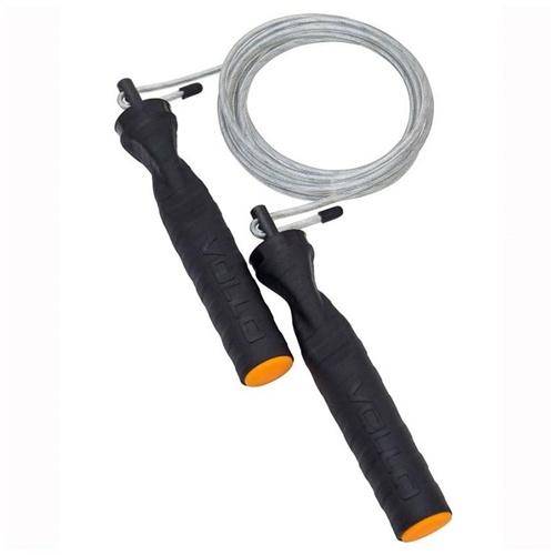 Corda De Pular De Aço Cross Com Rolamento Vollo