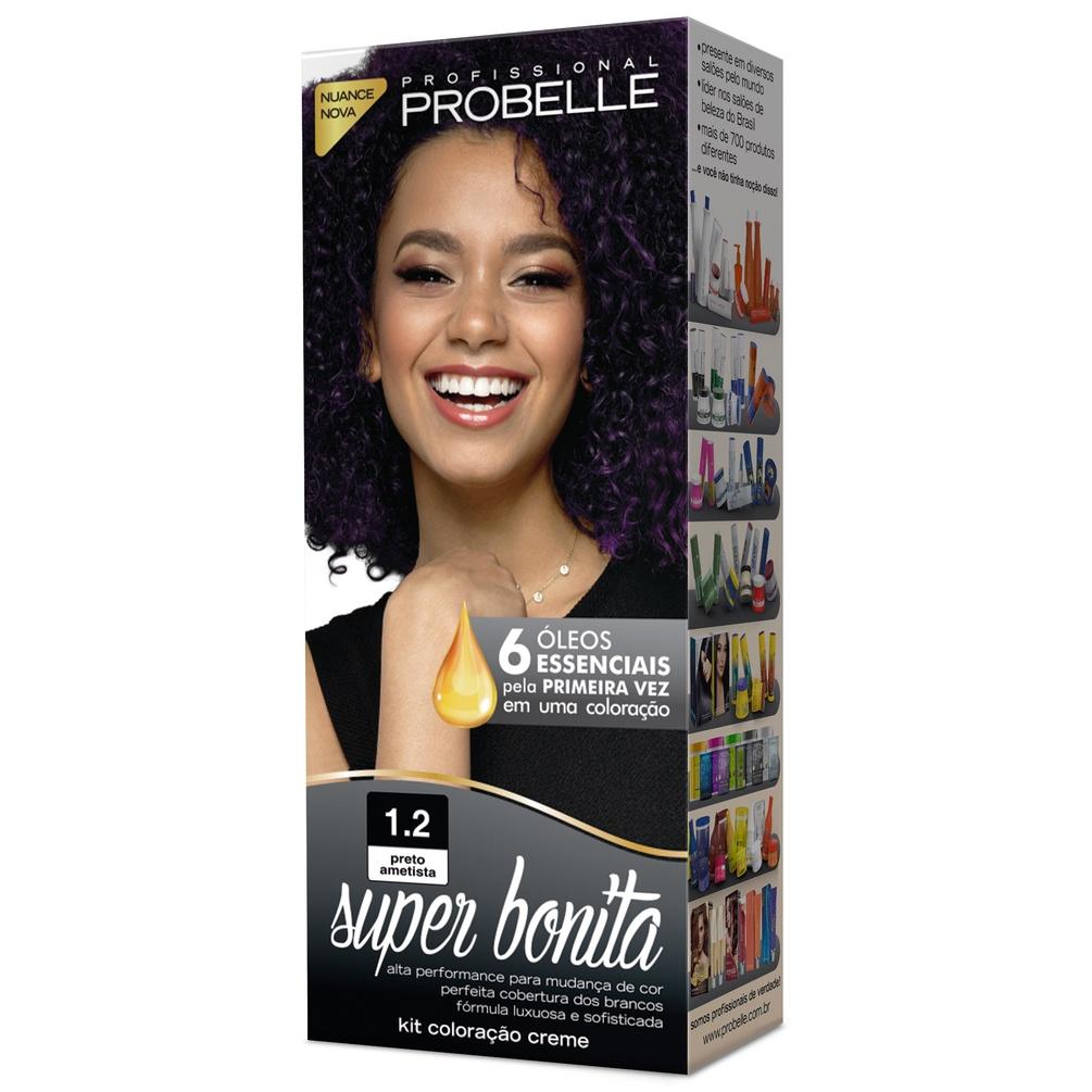 Coloração Super Bonita 50g - 1.2 Preto Ametista