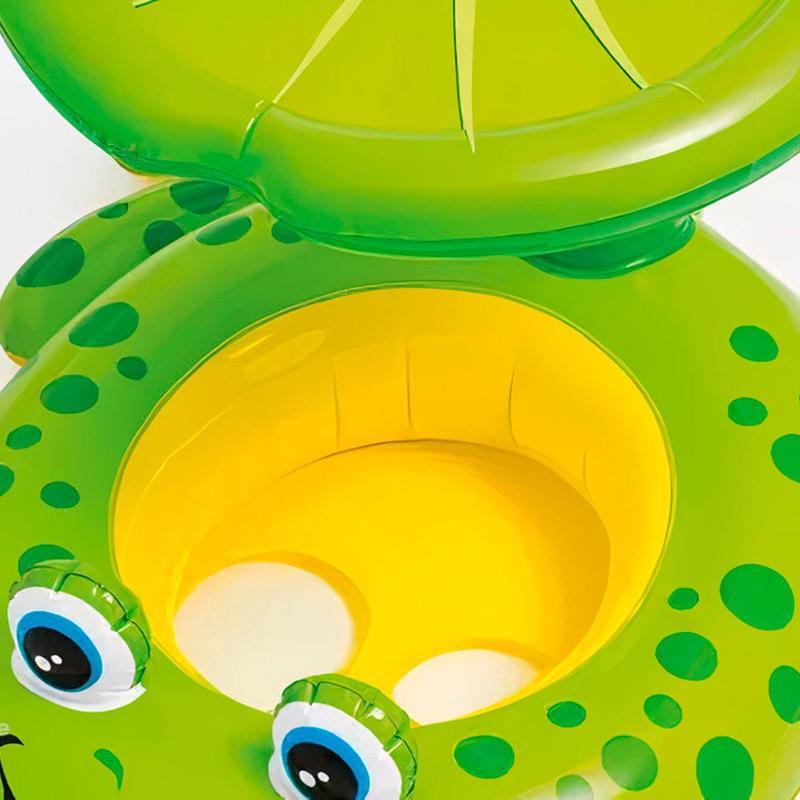 Boia Inflável Infantil Sapinho Amigo Com Cobertura 56584 Intex