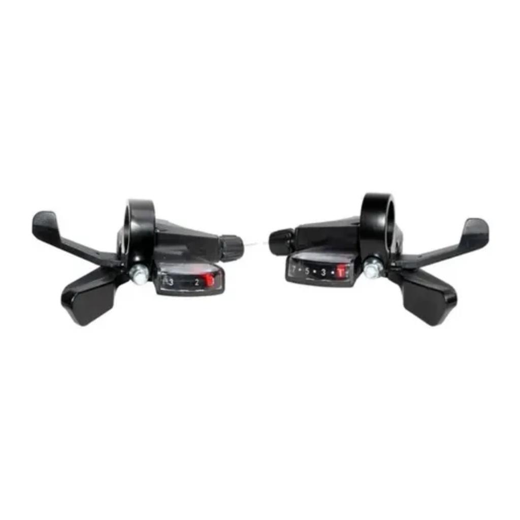 Alavanca Passador Trocador Marcha Bike 3x7v 21v Absolute S/manete