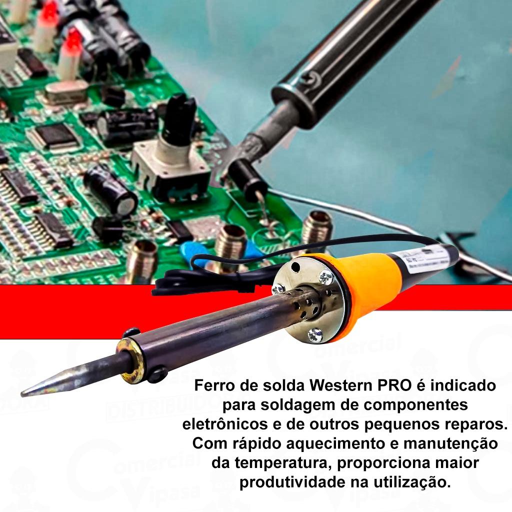 Ferro De Solda 40w 220v Ou 110v Profissional Para Eletrônica Ou Artesanato Varias Utilidades