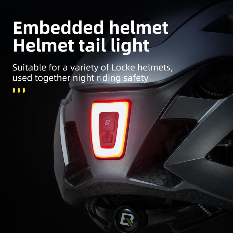 Rockbros Luz Traseira À Prova D Água Aviso Traseiro Mtb De Bicicleta De Estrada LED Capacete De