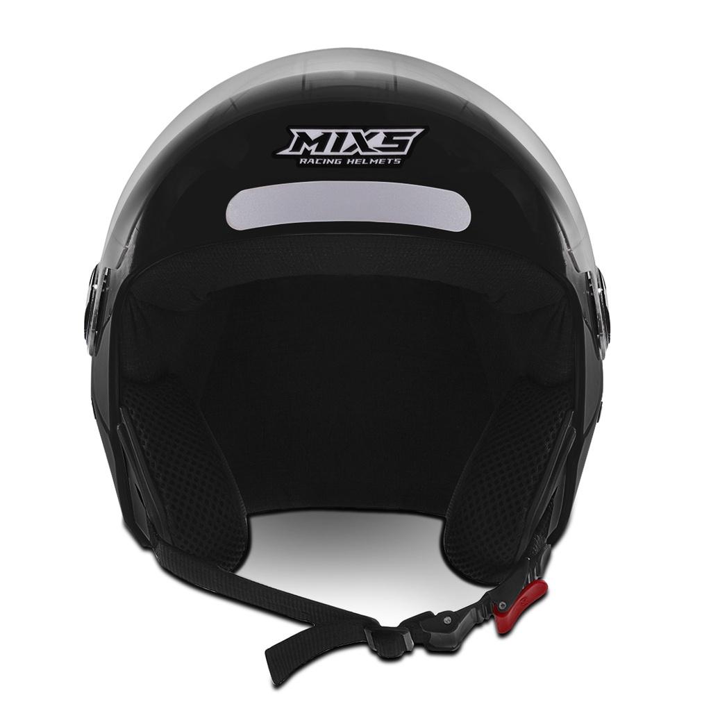 Capacete Para Moto Aberto Mixs New Way Masculino E Feminino Com Viseira Cristal Motoqueiro