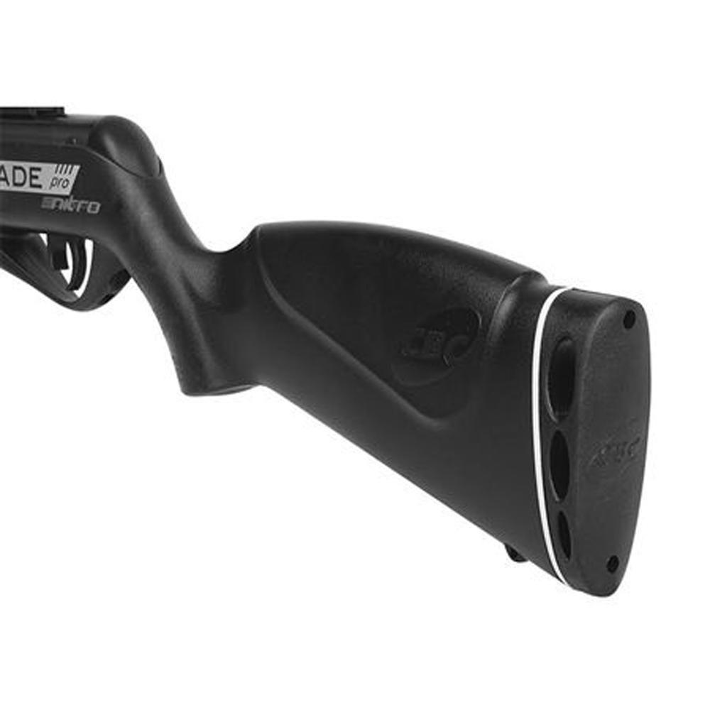 Carabina De Pressão Jade PRO Nitro Preta 4.5mm - Cbc + 5 Chumbo + Capa + Bandoleira + Alvo + Porta Alvo