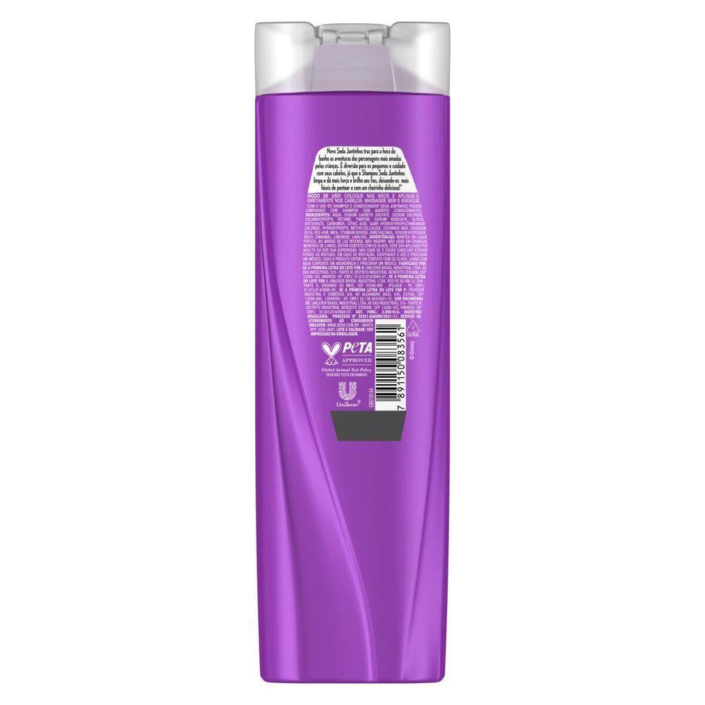 Kit 2 Shampoos Seda Infantil Frozen Juntinhos Brilho Encantado 300ml Cada