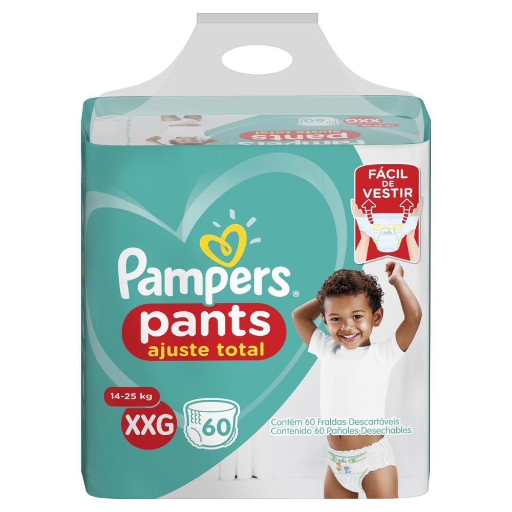 Kit 120 Fralda Pampers Pants Ajuste Total Top Tamanho Xxg