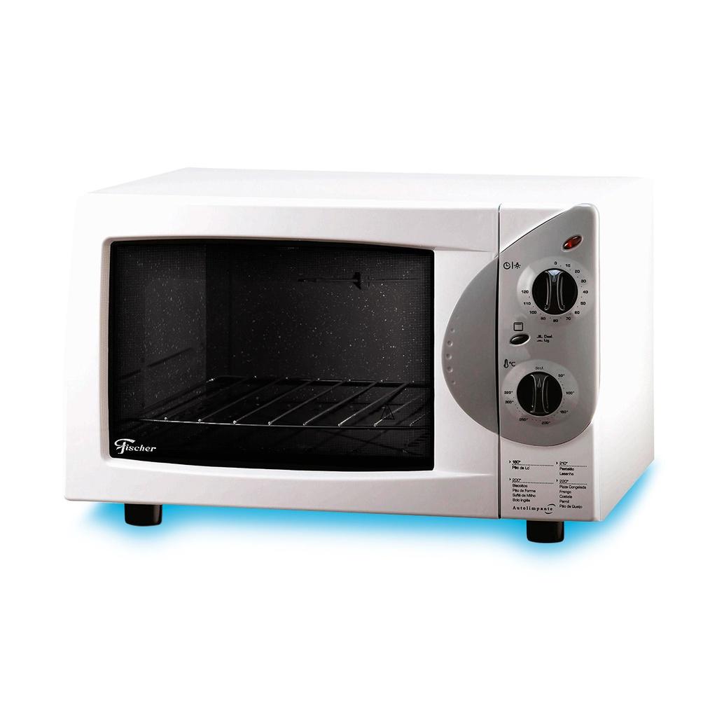 Forno Elétrico Fischer Grill De Bancada 44L Branco