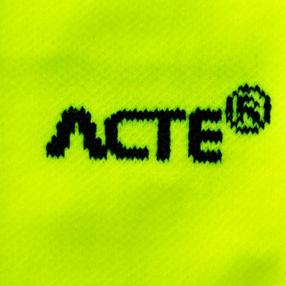 Munhequeira P 8x8 Algodão Elastano F8-an Amarelo Neon Acte