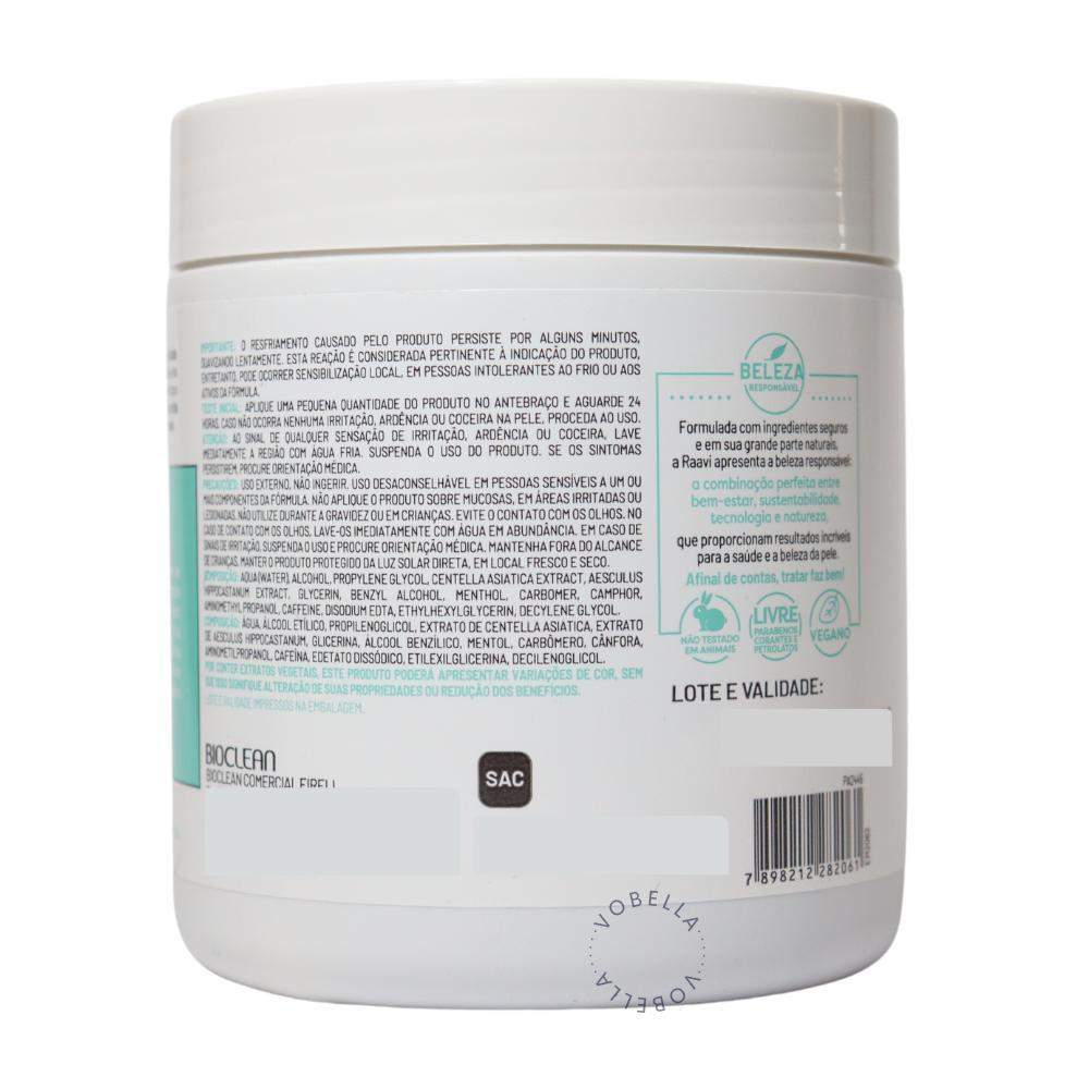 Gel Massagem Corporal Redutor Medidas E Celulite Raavi 500g