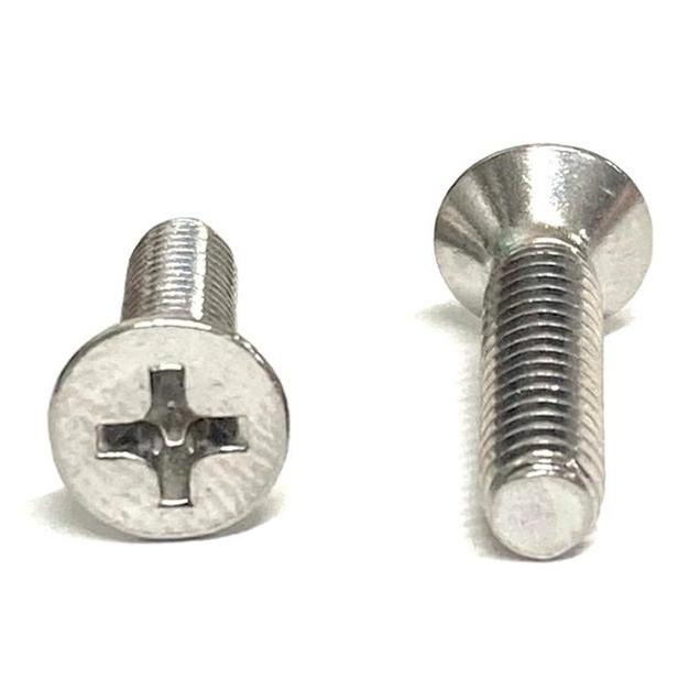 Parafuso Cabeça Chata Phillips M4 X 20mm Inox 20 Peças